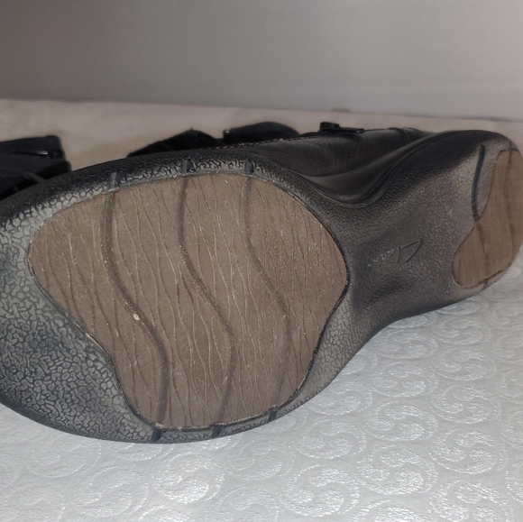 Clarks Kearns Sirena Black Boots - Picture 7 of 9